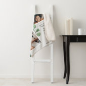 Elegante fotocollage citaat oma kleinkinderen sherpa deken (In situ)