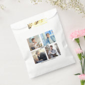 Elegante fotocollage diploma-uitreikingsfeestje bedankzakje (Gezegeld)