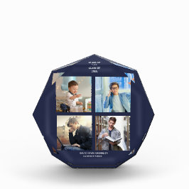 Elegante fotocollage diploma-uitreikingsfeestje fotoblokken