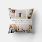 Elegante Fotocollage Kussen (Achterkant)