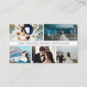 Elegante fotocollage professionele fotograaf visitekaartje (Voorkant)