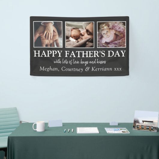 Elegante, fotocollage Vaderdag Spandoek (Beurs)