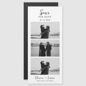 Elegante Fotofilmstrook Magnetische Bruiloft (Voorkant / Achterkant)