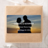 Elegante fotofoto zonsondergang zomer chic bruilof etiket (Insitu)