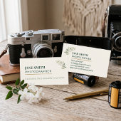 Elegante Fotograaf Visitekaartje