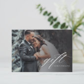Elegante Fotografie Cadeaubon (Staand voorkant)
