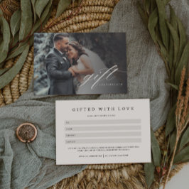 Elegante Fotografie Cadeaubon