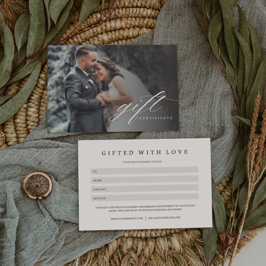 Elegante Fotografie Cadeaubon
