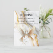 Elegante Fototrouwkaart – Modern Kaart (Staand voorkant)