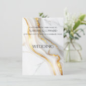 Elegante Fototrouwkaart – Modern Kaart (Staand voorkant)