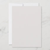 Elegante fotoverering van levensviering rouwdienst kaart (Achterkant)