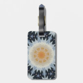 Elegante Fractale Bagage Label (Achterkant verticaal)