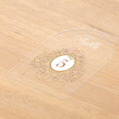 Elegante Frame Acryl Tafelnummer (Laagn)