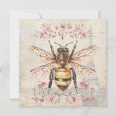Elegante Franse bijen Kaart (Voorkant)