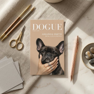 Elegante Franse Bulldog Dogue Hoesje Zakelijk Visi Visitekaartje