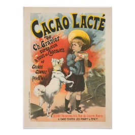 Elegante Franse Cacao Lacté Fotoprint Foto Afdruk