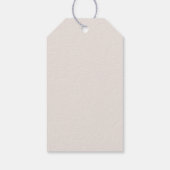 Elegante Franse Château Monogram Bruiloftsgeschenk Cadeaulabel (Achterkant)