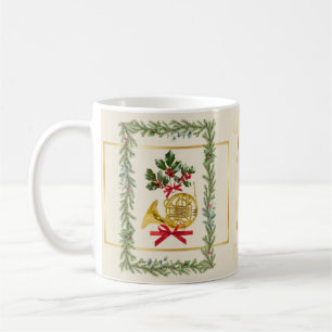 Elegante Franse Hoorn Kerst Ierse Crème Koffiemok