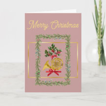Elegante Franse Hoorn Kerst Licht Mauve