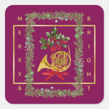 Elegante Franse Hoorn Kerst Paars