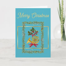 Elegante Franse Hoorn Kerstmis Turquoise