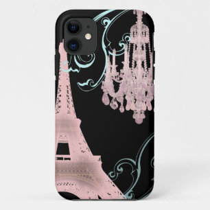 elegante franse kunst parijs eiffel tower Case-Mate iPhone case