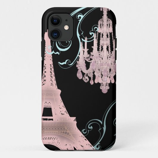 elegante franse kunst parijs eiffel tower Case-Mate iPhone case (Achterkant)