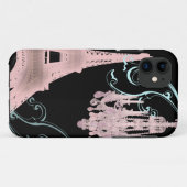 elegante franse kunst parijs eiffel tower Case-Mate iPhone case (Achterkant (horizontaal))