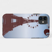 elegante franse kunst parijs eiffel tower Case-Mate iPhone case (Achterkant (horizontaal))
