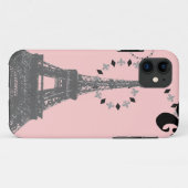 elegante franse kunst parijs eiffel tower Case-Mate iPhone case (Achterkant (horizontaal))