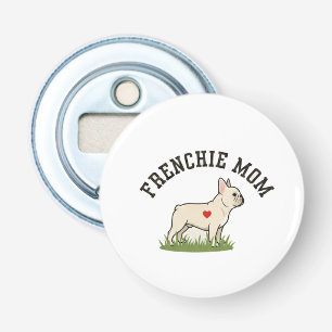 Elegante Franse Moeder Illustratie - Minimalistisc Button Flesopener