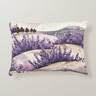 Elegante Franse platteland  Lavendel Velden Accent Kussen