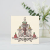 Elegante  Franse rivierkreeften / rivierkreeften k Kaart (Staand voorkant)