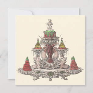 Elegante Franse rivierkreeften / rivierkreeften k Kaart