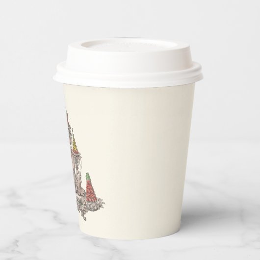 Elegante  Franse rivierkreeften / rivierkreeften k Papieren Bekers (Links)