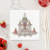 Elegante  Franse rivierkreeften / rivierkreeften k Servet (Insitu)