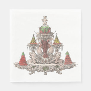 Elegante  Franse rivierkreeften / rivierkreeften k Servet