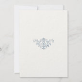 Elegante Franse toile-verjaardag Kaart (Achterkant)