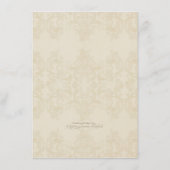 Elegante Fritillaria n Dragonfly Formeel dinermenu Menu (Achterkant)