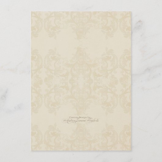 Elegante Fritillaria n Dragonfly Formeel dinermenu Menu (Achterkant)