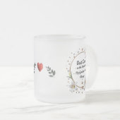 Elegante Frosted Dad Mok - 10 oz "Guiding Star (Voorkant rechts)