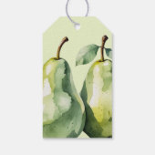 Elegante Fruit Brunch Perfecte Peer Bruidsfeest Cadeaulabel (Achterkant)