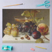 Elegante Fruit Wijn Stilleven Ephemera Decoupage Tissuepapier (Craft)