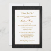 Elegante Funky Gold Class van 2019 Afstuderen Kaart (Achterkant)