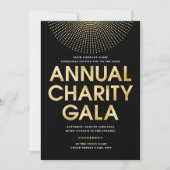 Elegante Gala Corporate Photo Black Faux Gold Kaart (Voorkant)