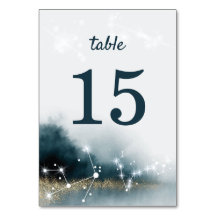 Elegante Galaxy Gold Sterren Bruiloft