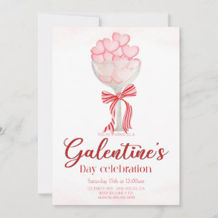 Elegante Galentine's Day uitnodiging