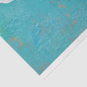 Elegante Gans in Bloemen Pet Decoupage Tissuepapier (Detail)