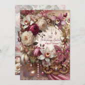 Elegante Garden Party Douche Celebration Design Kaart (Voorkant / Achterkant)