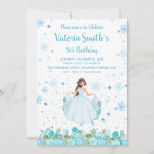 Elegante Garden Party Kaart voor meisjes (Voorkant)